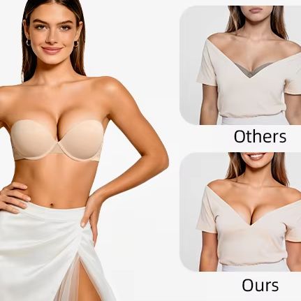 Convertible Bra Multiway - BH Push Up Baru Wanita, Berenda,
