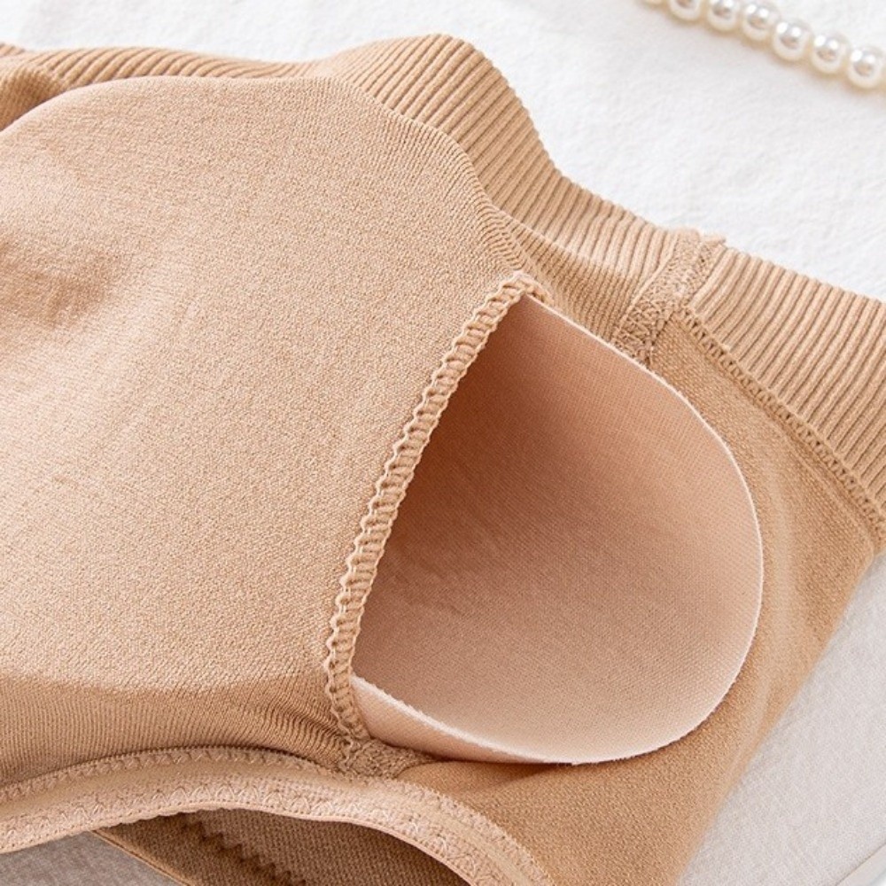 Push Up Bra Silicone - Bra tanpa tali dengan bantalan lembut,