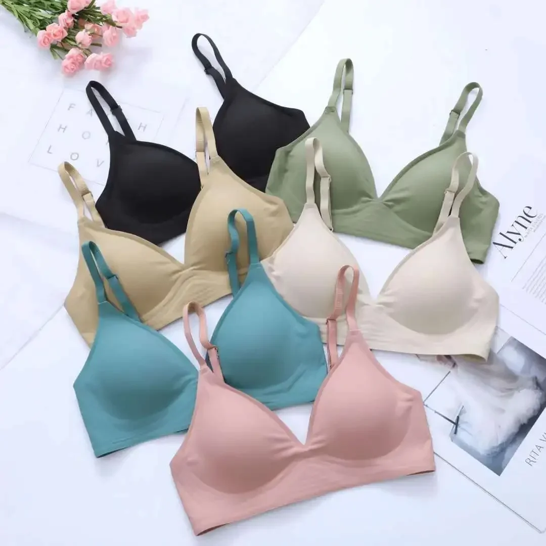 Pakaian Dalam Lateks Jelly, Br - Sleep Bra Bralette ulasan dan harga