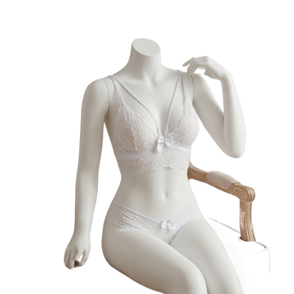Set Pakaian Dalam Wanita Dua P - Lace Bralette Set ulasan dan harga